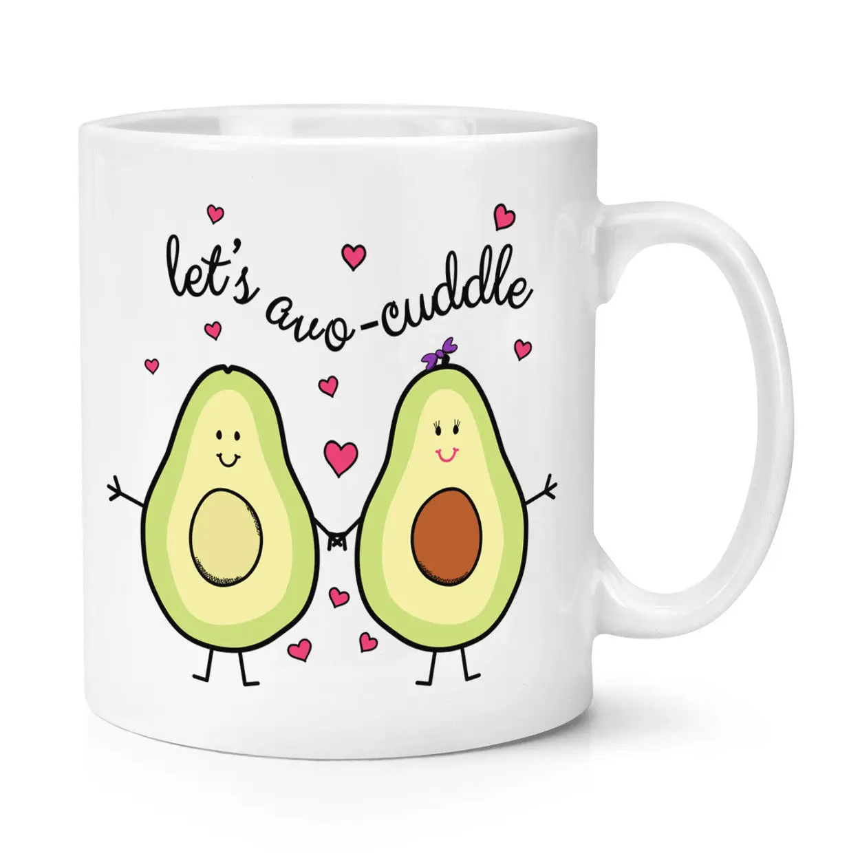 Let's Avocuddle Avocado 11oz Coffee Mug Cup with Stirring Spoon - Funny Love Valentines Day
Let's Avocuddle Avocado 11oz Coffee Mug Cup with Stirring Spoon - Funny Love Valentines Day