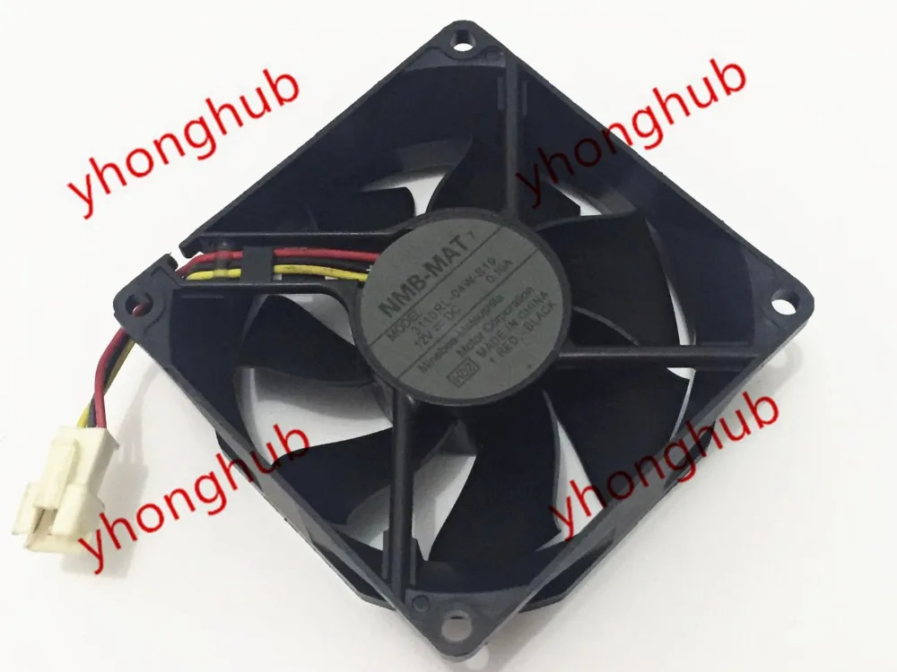 NMB-MAT 3110RL-04W-S19 H02 TH-42PV8C DC 12V 0.10A 80x80x25 мм 3-проводной Вентилятор охлаждения сервера
NMB-MAT 3110RL-04W-S19 H02 TH-42PV8C DC 12V 0.10A 80x80x25 мм 3-проводной Вентилятор охлаждения сервера
