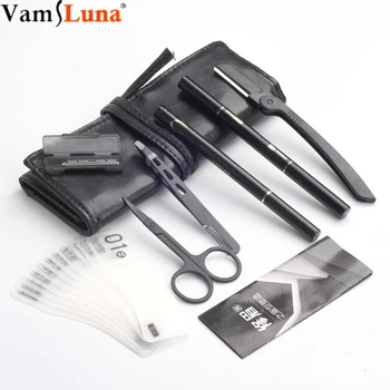 Men Eyebrow Knife Set Eyebrow Clip Hair Revomal Trimmed Suit Makeup Tools 6 in 1 Cosmetic bag Gift for Men
Men Eyebrow Knife Set Eyebrow Clip Hair Revomal Trimmed Suit Makeup Tools 6 in 1 Cosmetic bag Gift for Men