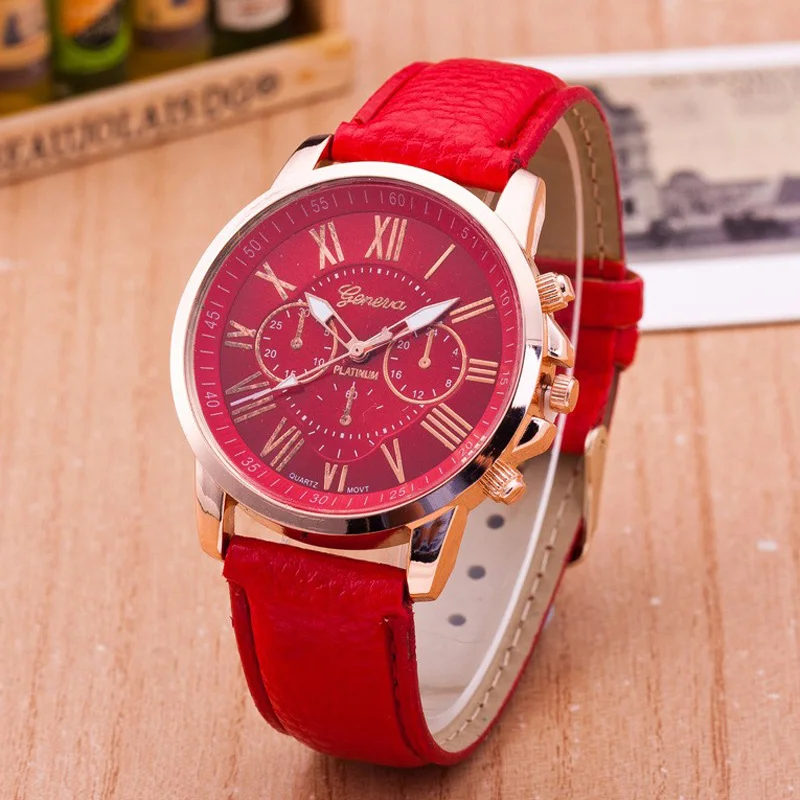 Geneva Watches Women Fashion Watches Leather Quartz Watch Women Ladies Fashion Bracelet Wristwatches relogio feminino masculino
Geneva Watches Women Fashion Watches Leather Quartz Watch Women Ladies Fashion Bracelet Wristwatches relogio feminino masculino