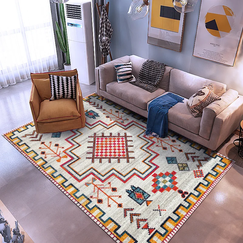 Bohemian style carpet Moroccan ethnic carpets bedroom sofa coffee table Floor Mat washable Antiskid Plush Rugs tapete para sala
Bohemian style carpet Moroccan ethnic carpets bedroom sofa coffee table Floor Mat washable Antiskid Plush Rugs tapete para sala