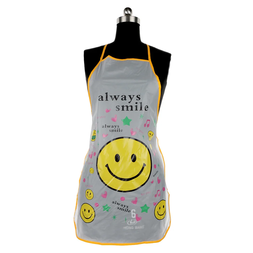 1pc Plastic Cartoon Creative Breathable Sleeveless Smile Face Oilproof Waterproof Cleaning Apron Kitchen Accessories Hot Sale
1pc Plastic Cartoon Creative Breathable Sleeveless Smile Face Oilproof Waterproof Cleaning Apron Kitchen Accessories Hot Sale