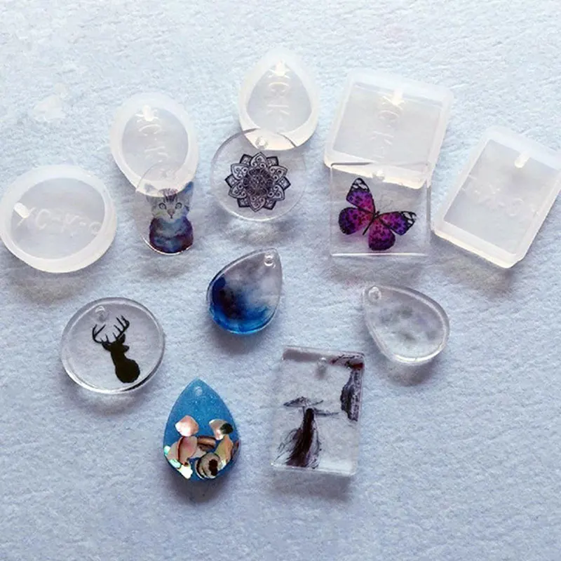 5pcs/set DIY Jewelry Casting Making Molds Handmake Clear Crystal Epoxy Necklace Silicone Mould Free Drop
5pcs/set DIY Jewelry Casting Making Molds Handmake Clear Crystal Epoxy Necklace Silicone Mould Free Drop