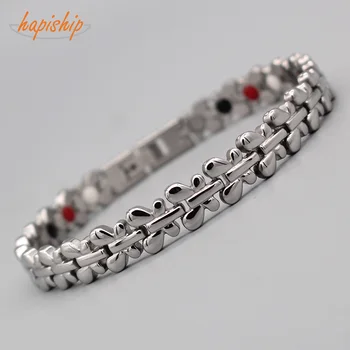 Hapiship Healthy Magnetic Butterfly Bracelet Women Jewelry High Power Therapy Germanium Bracelets & Bangles Hologram Wristband
Hapiship Healthy Magnetic Butterfly Bracelet Women Jewelry High Power Therapy Germanium Bracelets & Bangles Hologram Wristband
