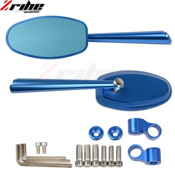 CNC Aluminum Motorcycle Rearview Mirrors Blue Glass Universal Sideview Mirror for Honda Kawasaki Yamaha KTM Ducati Aprilia
CNC Aluminum Motorcycle Rearview Mirrors Blue Glass Universal Sideview Mirror for Honda Kawasaki Yamaha KTM Ducati Aprilia