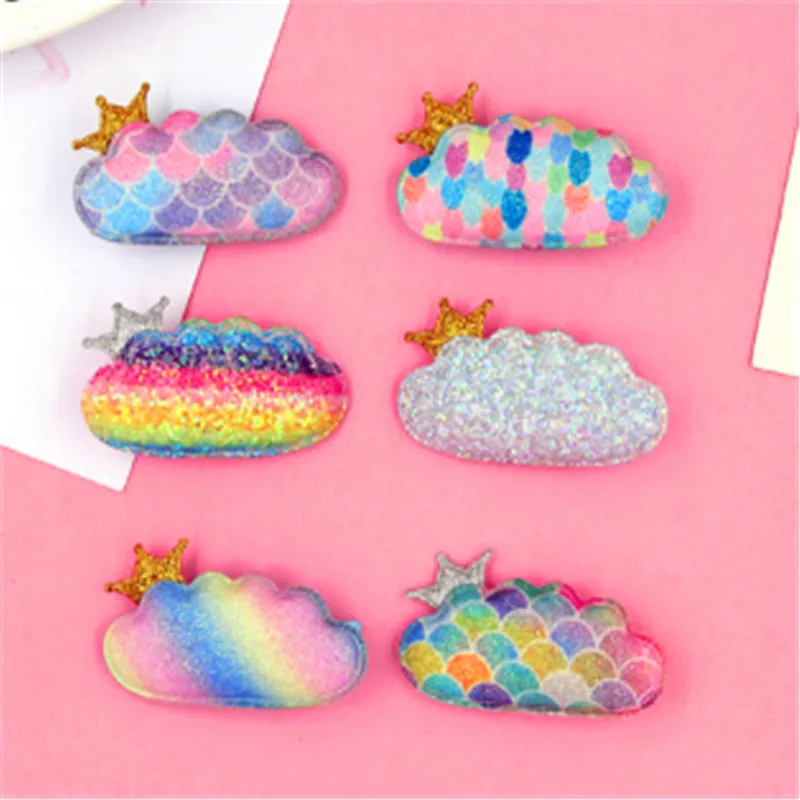 6pcs Fashion Princess Glitter Rainbow Cloud Hair Clip Mermaid Hairpins Crown Princess Alligator Barrette New Colorful Party
6pcs Fashion Princess Glitter Rainbow Cloud Hair Clip Mermaid Hairpins Crown Princess Alligator Barrette New Colorful Party