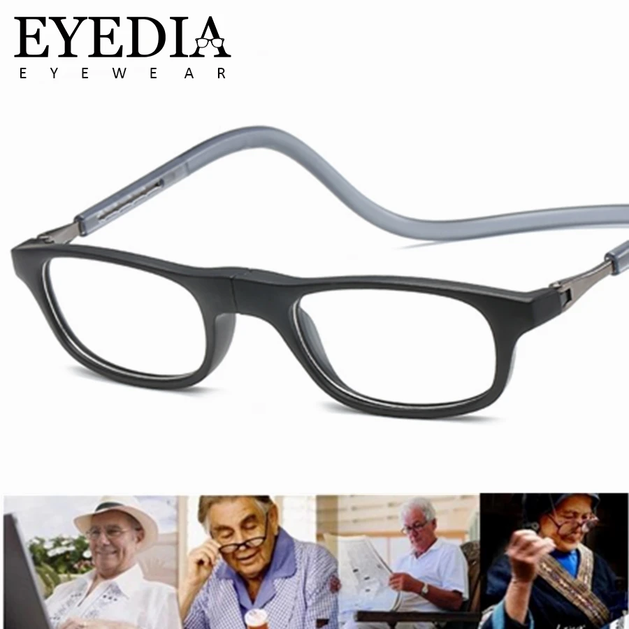 Brand Designer Light Magnetic Reading Glasses Plus Men Women Adjustable Reading Glasses Halter Neck Glasses gafas Oculos 8036CJ
Brand Designer Light Magnetic Reading Glasses Plus Men Women Adjustable Reading Glasses Halter Neck Glasses gafas Oculos 8036CJ