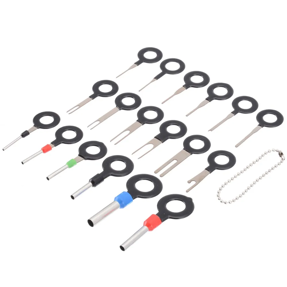 18Pcs/set Car Electrical Terminal Wiring Crimp Connector Pin Removal Car Electrical Wire Crimp Connector Extractor Tools
18Pcs/set Car Electrical Terminal Wiring Crimp Connector Pin Removal Car Electrical Wire Crimp Connector Extractor Tools