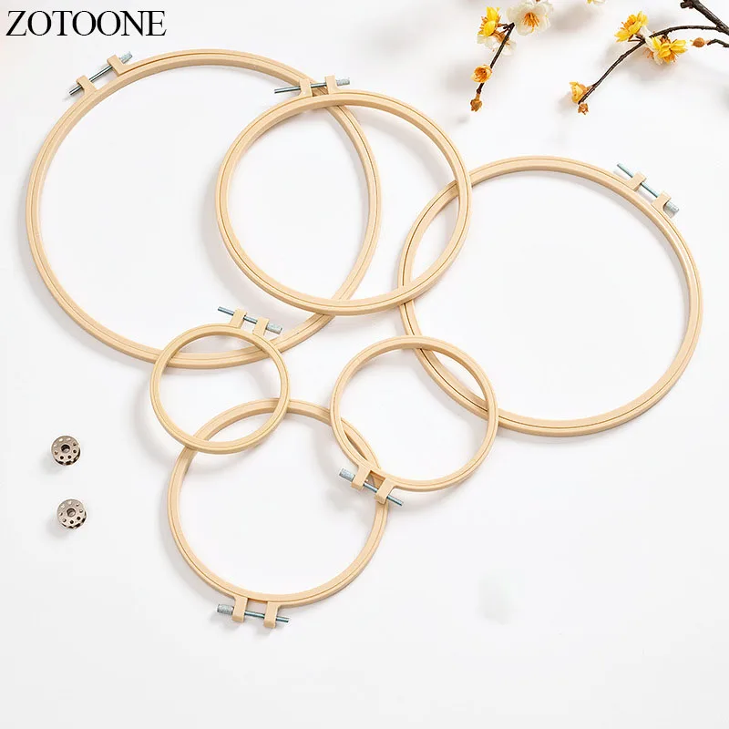ZOTOONE Plastic Frame Hoop Circle Embroidery Round Machine Bamboo For Cross Stitch Hand DIY Household Craft Sewing Needwork Tool
ZOTOONE Plastic Frame Hoop Circle Embroidery Round Machine Bamboo For Cross Stitch Hand DIY Household Craft Sewing Needwork Tool
