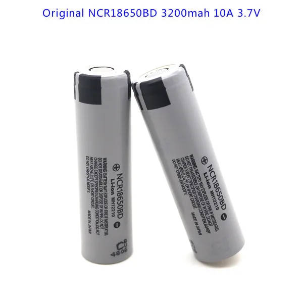 100% original for Panasonic NCR18650BD 18650 BD 3200mah 10A flat top li-ion battery for e cig from Japan(1 pc/lot)
100% original for Panasonic NCR18650BD 18650 BD 3200mah 10A flat top li-ion battery for e cig from Japan(1 pc/lot)
