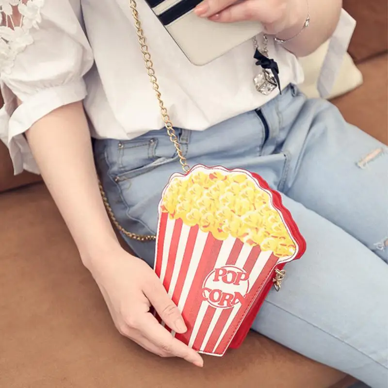 Unique Cartton Women Bag Popcorn Messenger Bags Hamburger Leather Handbags Clutch French Fries Design Women Bag Bolsas Feminina
Unique Cartton Women Bag Popcorn Messenger Bags Hamburger Leather Handbags Clutch French Fries Design Women Bag Bolsas Feminina