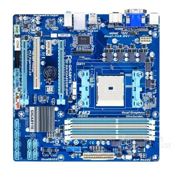 For Gigabyte GA-F2A85XM-D3H Original Used Desktop Motherboard F2A85XM-D3H A85X Socket FM2 DDR3 SATA3 USB3.0
For Gigabyte GA-F2A85XM-D3H Original Used Desktop Motherboard F2A85XM-D3H A85X Socket FM2 DDR3 SATA3 USB3.0