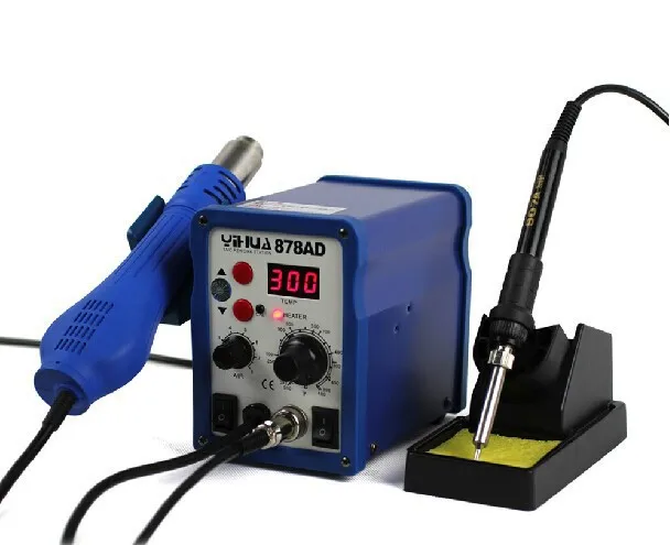 220V 700W YIHUA 878AD Constant Temperature Antistatic Soldering Station Solder Iron +Heat Element+Tweezer
220V 700W YIHUA 878AD Constant Temperature Antistatic Soldering Station Solder Iron +Heat Element+Tweezer
