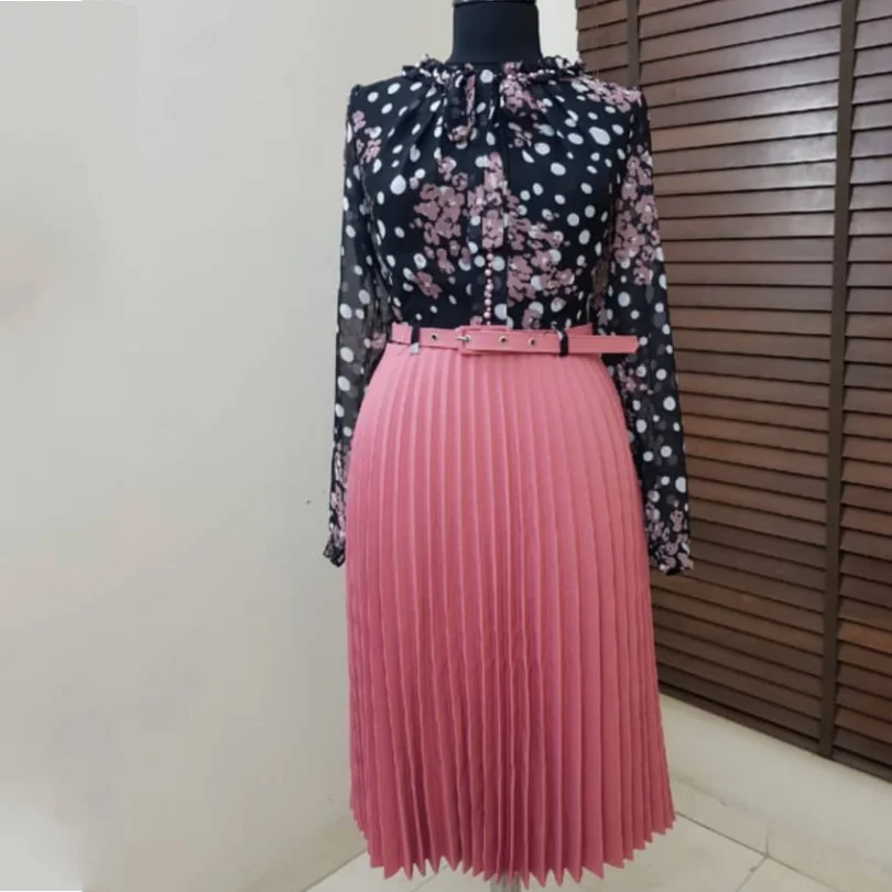 Spring Autumn Chiffon Print Dress Casual Cute Women Floral Long Bowknot Dresses Long Sleeve Vestido L-3XL Plus Size
Spring Autumn Chiffon Print Dress Casual Cute Women Floral Long Bowknot Dresses Long Sleeve Vestido L-3XL Plus Size