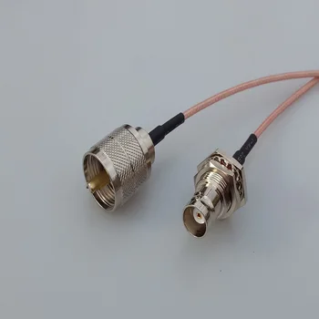 RF UHF male plug Switch BNC Female Jack adaptor RG316 coaxial cable linear Connector
RF UHF male plug Switch BNC Female Jack adaptor RG316 coaxial cable linear Connector