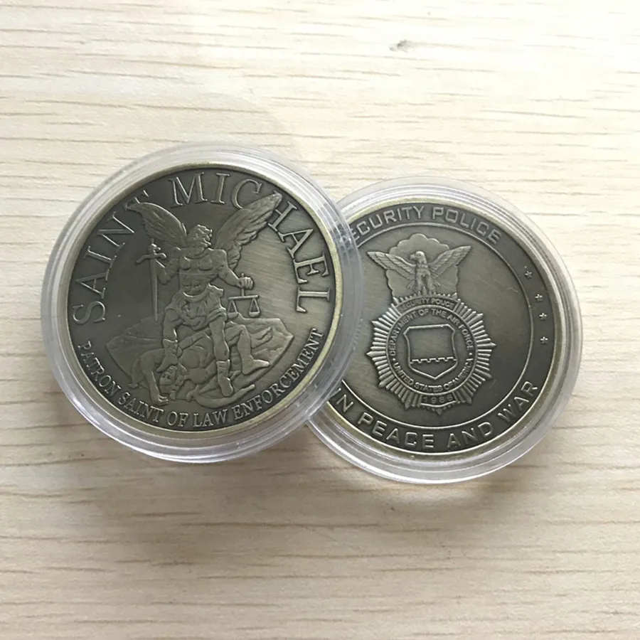 U.S. Air Force , Saint Michael Security Police ,USAF Challenge Coin, High quality, free shipping 30pcs/lot
U.S. Air Force , Saint Michael Security Police ,USAF Challenge Coin, High quality, free shipping 30pcs/lot