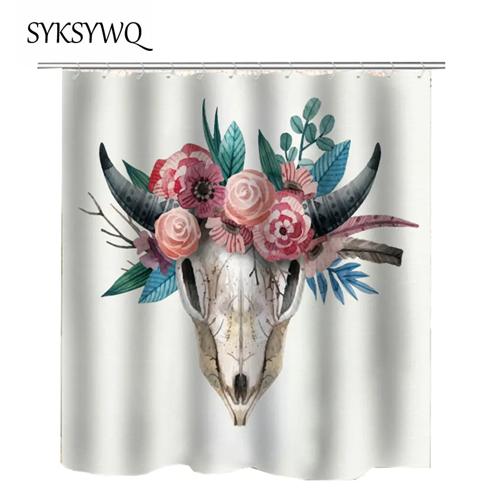 Goat Shower Curtains Bathroom Curtain Floral Cortina Tropical Ducha Tela Flower Bath Shower Drop Shipping 12PCS Curtain Rings
Goat Shower Curtains Bathroom Curtain Floral Cortina Tropical Ducha Tela Flower Bath Shower Drop Shipping 12PCS Curtain Rings