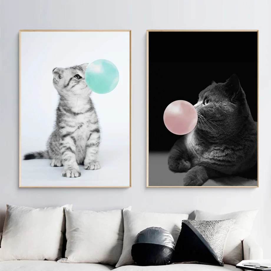 Pink Cat Balloon Spoof Wall Art Canvas Painting Nordic Posters And Prints Animals Wall Pictures For Living Room Kids Room Decor
Pink Cat Balloon Spoof Wall Art Canvas Painting Nordic Posters And Prints Animals Wall Pictures For Living Room Kids Room Decor