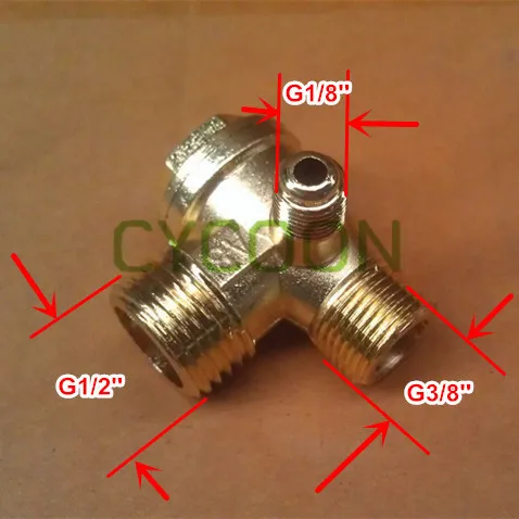 G1/2''-G3/8''-G1/8'', Zinc Alloy plating brass non-return check valve for 24L 50L air compressor, spare parts
G1/2''-G3/8''-G1/8'', Zinc Alloy plating brass non-return check valve for 24L 50L air compressor, spare parts