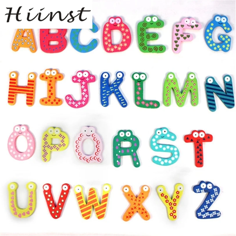 HIINST drop ship Colorful Cute 26 Letters Wooden Cartoon Fridge Magnet kid's Baby Educational Toy S7 AUG1420
HIINST drop ship Colorful Cute 26 Letters Wooden Cartoon Fridge Magnet kid's Baby Educational Toy S7 AUG1420