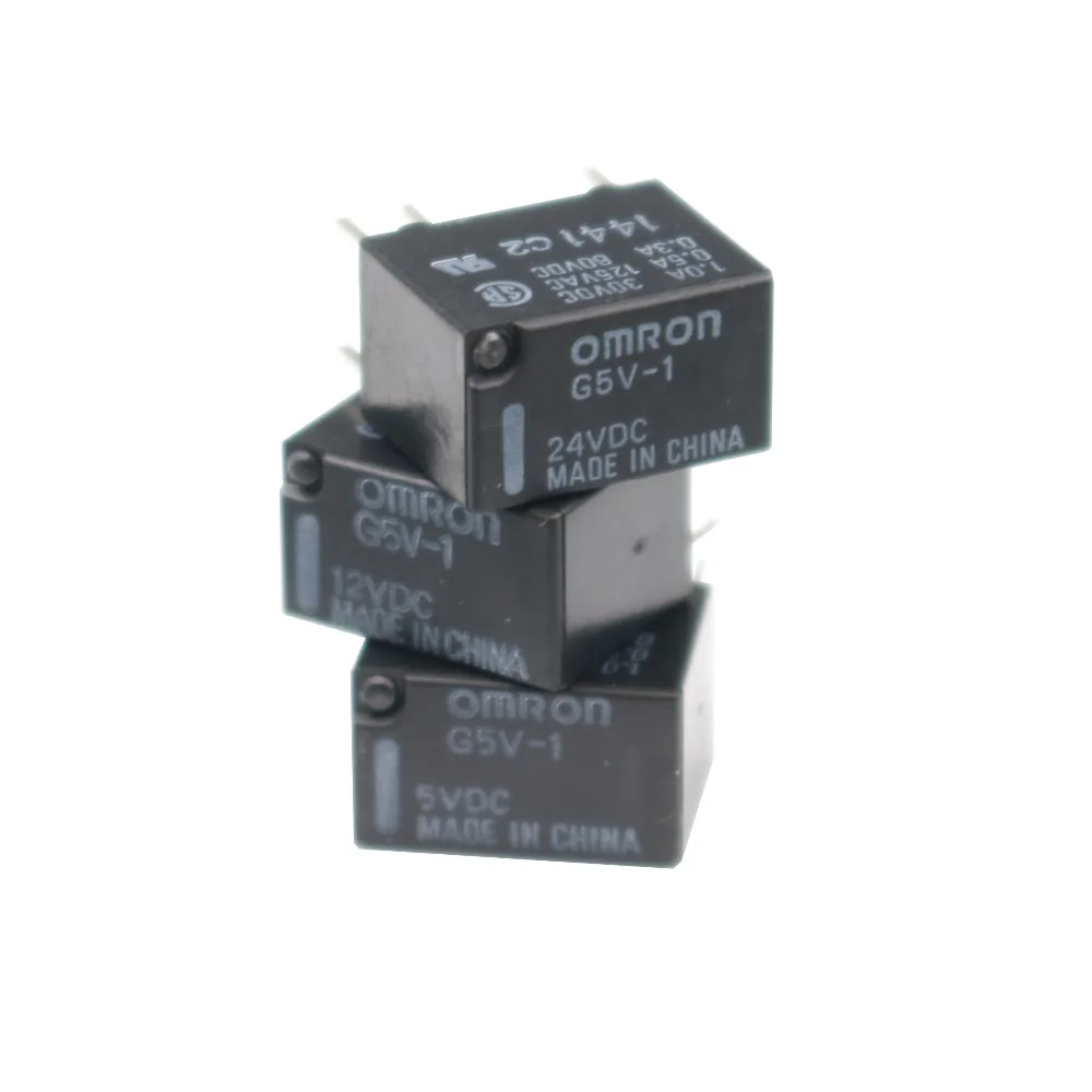 Free Shipping 10Pcs Relays G5V-1 5V/12V/24V DC SPDT Two-pole Relays for Signal Circults 6Pins
Free Shipping 10Pcs Relays G5V-1 5V/12V/24V DC SPDT Two-pole Relays for Signal Circults 6Pins