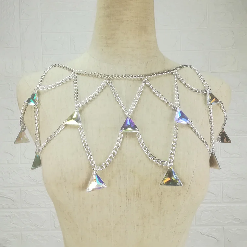 Sexy Sparkly Crop Top Summer 2019 Exotic Tassel Necklace Beach Vest Bra Gem Hollow Womens Clothing Accessories
Sexy Sparkly Crop Top Summer 2019 Exotic Tassel Necklace Beach Vest Bra Gem Hollow Womens Clothing Accessories