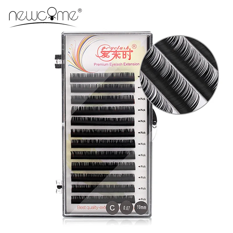 12Rows/Case B C D Curl Eyelashes Extension Lashes Individual Silk Eyelash Extension Natural Long False Eyelash
12Rows/Case B C D Curl Eyelashes Extension Lashes Individual Silk Eyelash Extension Natural Long False Eyelash