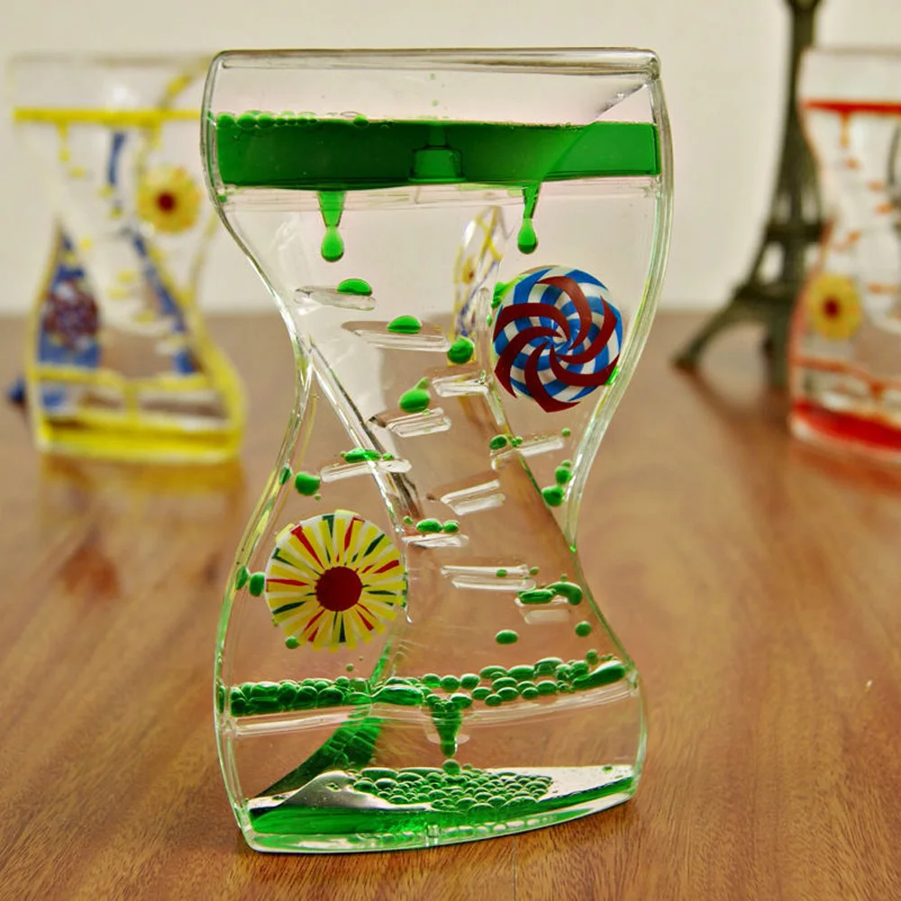Floating Color Mix Illusion Liquid Motion Visual Slim Oil Hourglass 140*80*30mm
Floating Color Mix Illusion Liquid Motion Visual Slim Oil Hourglass 140*80*30mm