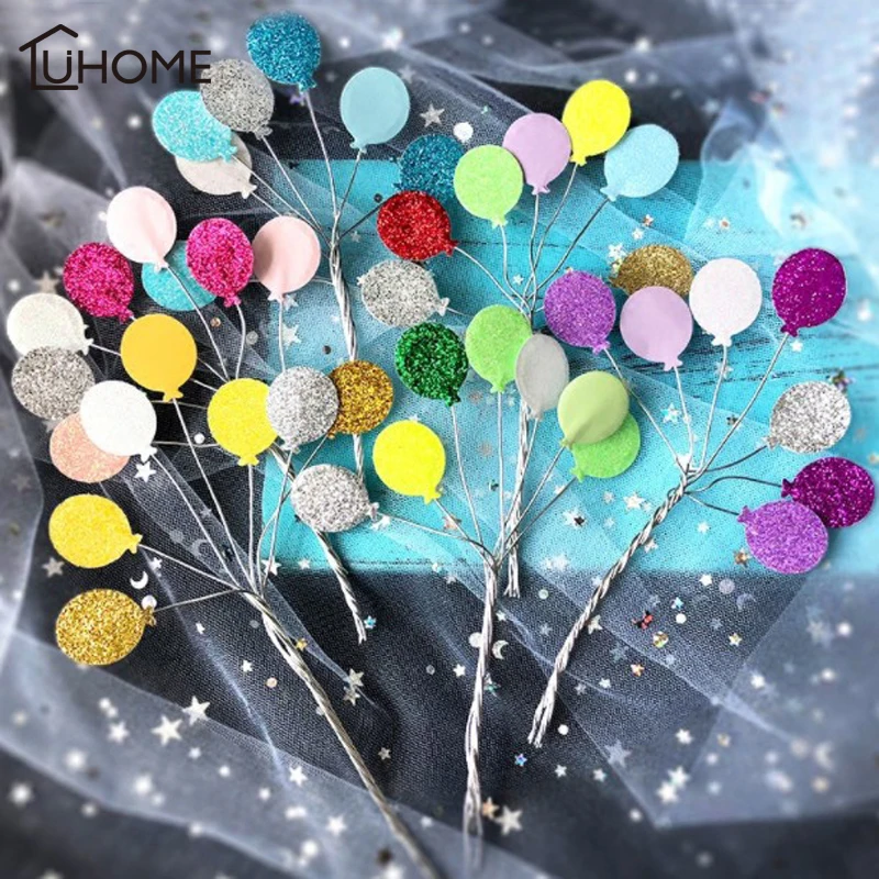 Lovely Glitter Little Balloon Iron Cake Topper Cupcake Cake Decoration Baby Shower Kids Birthday Party Wedding Favor Supplies
Lovely Glitter Little Balloon Iron Cake Topper Cupcake Cake Decoration Baby Shower Kids Birthday Party Wedding Favor Supplies