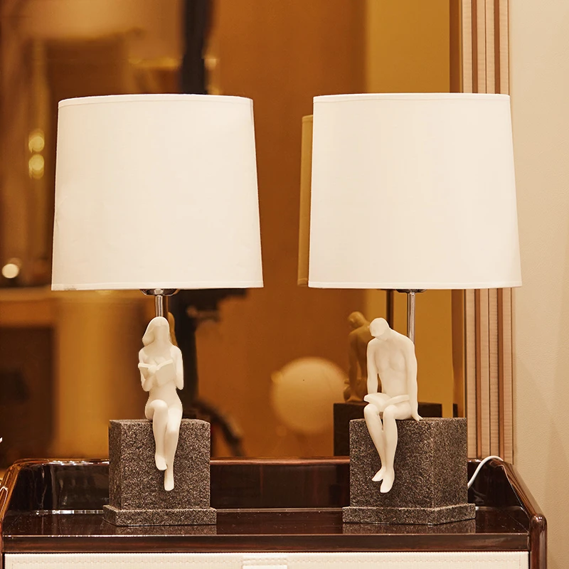 Reading Sweetheart Table Lamp Creative Art Resin Desk Lamp Vintage Living Room Bedroom Bedside Night Light Decor Light Fixtures
Reading Sweetheart Table Lamp Creative Art Resin Desk Lamp Vintage Living Room Bedroom Bedside Night Light Decor Light Fixtures