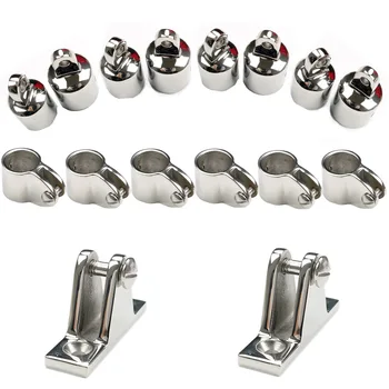 Marine Grade 316 Stainless Steel Bimini Top Fitting Slide Sleave Cap 22.2/25.4 mm and Base Mount Hinge Set 60mm
Marine Grade 316 Stainless Steel Bimini Top Fitting Slide Sleave Cap 22.2/25.4 mm and Base Mount Hinge Set 60mm