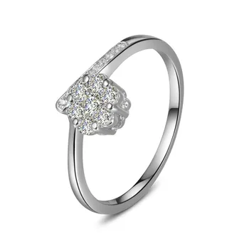 Brilliant Real White Gold AU585 Paved Around Diamond Fiancee Ring for Women Solid 14K Gold Jewelry for Engagement her
Brilliant Real White Gold AU585 Paved Around Diamond Fiancee Ring for Women Solid 14K Gold Jewelry for Engagement her