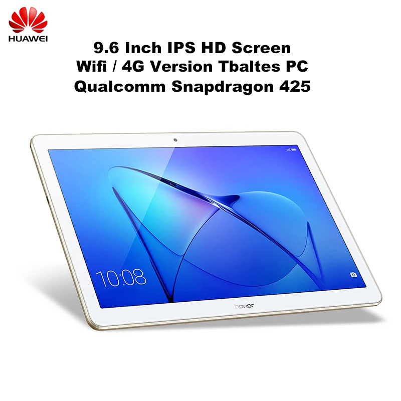 

HUAWEI Honor Play MediaPad 2 WiFi LTE 4G Tablet PC 9.6'' Qualcomm Snapdragon 425 Android 7.0 3GB 32GB Quad Core Bluetooth Tablet