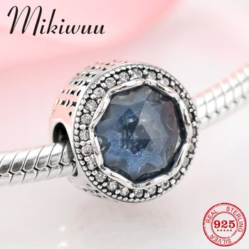 Round 925 Sterling Silver Dazzling blue zircon beads women's accessories Jewelry making fit Original Pandora Charms Bracelet
Round 925 Sterling Silver Dazzling blue zircon beads women's accessories Jewelry making fit Original Pandora Charms Bracelet