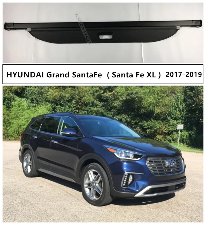 Rear Trunk Cargo Cover Security Shield For HYUNDAI Grand SantaFe 2017 2018 2019 High Qualit Auto Accessories Black Beige
Rear Trunk Cargo Cover Security Shield For HYUNDAI Grand SantaFe 2017 2018 2019 High Qualit Auto Accessories Black Beige
