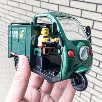 1/32 Postal Express Tricycle Model Model of Alloy Transport Vehicle for Children's Toy Car
1/32 Postal Express Tricycle Model Model of Alloy Transport Vehicle for Children's Toy Car