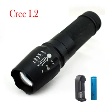 high powerful XMl L2 LED Flashlight Torch lampe torche Linternas Bright Flash Light Lamp for fishing camping 18650 AC charger
high powerful XMl L2 LED Flashlight Torch lampe torche Linternas Bright Flash Light Lamp for fishing camping 18650 AC charger