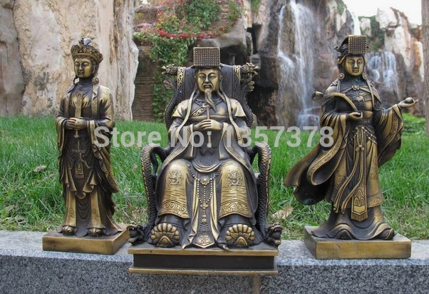 shitou 00667 China Myth Bronze Dragon heaven Jade-emperor God and Goddess Buddha Statue set
shitou 00667 China Myth Bronze Dragon heaven Jade-emperor God and Goddess Buddha Statue set