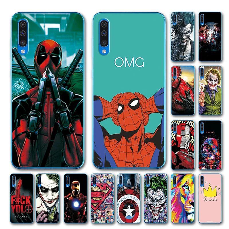 Novelty Superhero Phone Case For Samsung Galaxy A30 Case Bumper For Samsung A50 A 50 A505 Marvel Avengers TPU Cover SM-A505F
Novelty Superhero Phone Case For Samsung Galaxy A30 Case Bumper For Samsung A50 A 50 A505 Marvel Avengers TPU Cover SM-A505F