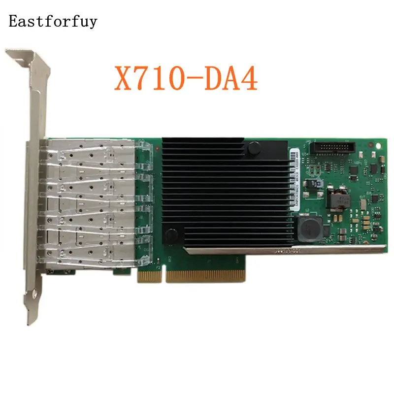 Eastforfuy X710-DA4 10G Network Adapter Card Chipset Intel XL710BM1
Eastforfuy X710-DA4 10G Network Adapter Card Chipset Intel XL710BM1