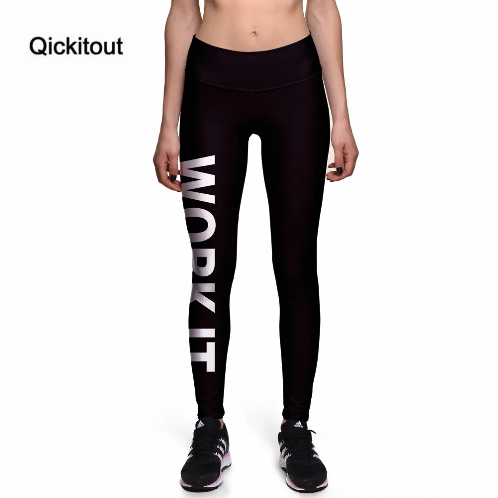 Qickitout Leggings 2016 New Arrival White letter Workit 3D Print Fashion Women New Pants High Waist Leggings Trousers
Qickitout Leggings 2016 New Arrival White letter Workit 3D Print Fashion Women New Pants High Waist Leggings Trousers