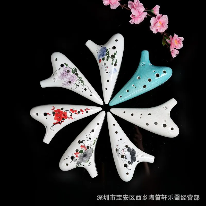 Alto instrument wholesale 12 hole C ocarina music stores beginners learn good quality suitable for school
Alto instrument wholesale 12 hole C ocarina music stores beginners learn good quality suitable for school