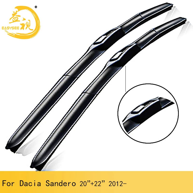 Easysee Wiper blades for 3 Section winter Rubber windscreen windshield wiper Car accessory Dacia Sandero (2012-),20"+22"
Easysee Wiper blades for 3 Section winter Rubber windscreen windshield wiper Car accessory Dacia Sandero (2012-),20"+22"