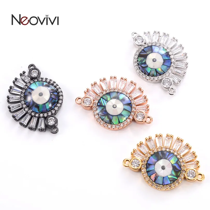 Neovivi Big Eye Charms Pave White Zircon Colorful Natural Stone Cooper Spacer Beads for Jewelry Making Bracelets Necklace Craft
Neovivi Big Eye Charms Pave White Zircon Colorful Natural Stone Cooper Spacer Beads for Jewelry Making Bracelets Necklace Craft
