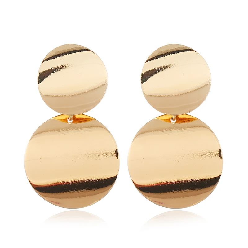 New Fashion Round Metal Sequins Pendientes Stud Earrings For Women Gold Earrings Statement Jewelry Accessories Bijou AE255
New Fashion Round Metal Sequins Pendientes Stud Earrings For Women Gold Earrings Statement Jewelry Accessories Bijou AE255