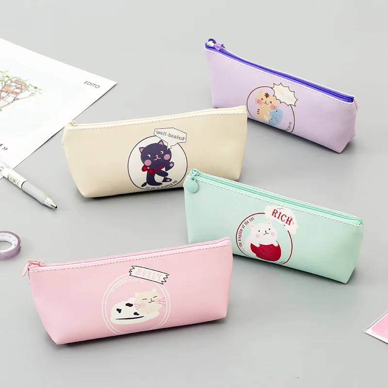 Kawaii Cat pencil case Student school pencil case small Fresh pencil bag stationery bag small object storage bag
Kawaii Cat pencil case Student school pencil case small Fresh pencil bag stationery bag small object storage bag