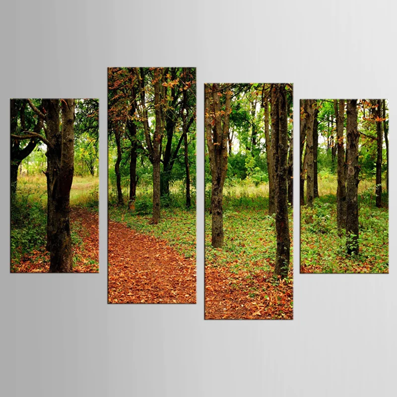 4pcs / set forest road landscape Wall Art For Wall Decor Home Decoration Picture Paint on Canvas Prints Painting
4pcs / set forest road landscape Wall Art For Wall Decor Home Decoration Picture Paint on Canvas Prints Painting
