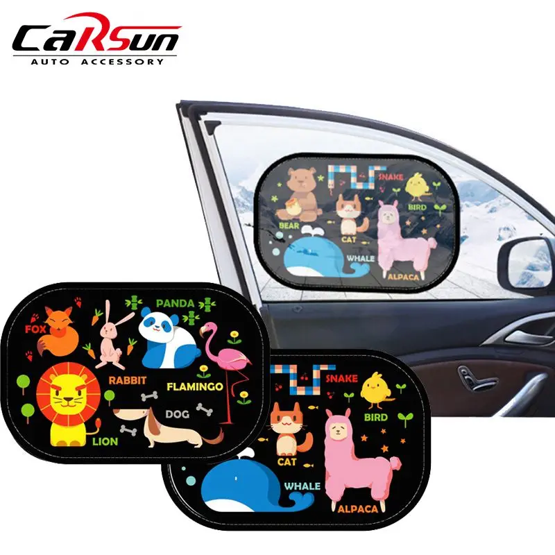 2Pcs Car Sunshade Electrostatic Adsorption Sun Block Cartoon Auto Side Window Front Curtain Cover for Baby Child 47x32cm
2Pcs Car Sunshade Electrostatic Adsorption Sun Block Cartoon Auto Side Window Front Curtain Cover for Baby Child 47x32cm