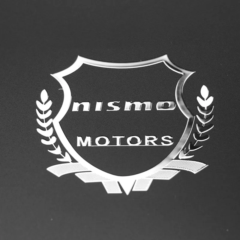 2 шт. отличное 3D Металл автомобиля стикер эмблема значок чехол для Nissan Nismo Tiida Teana