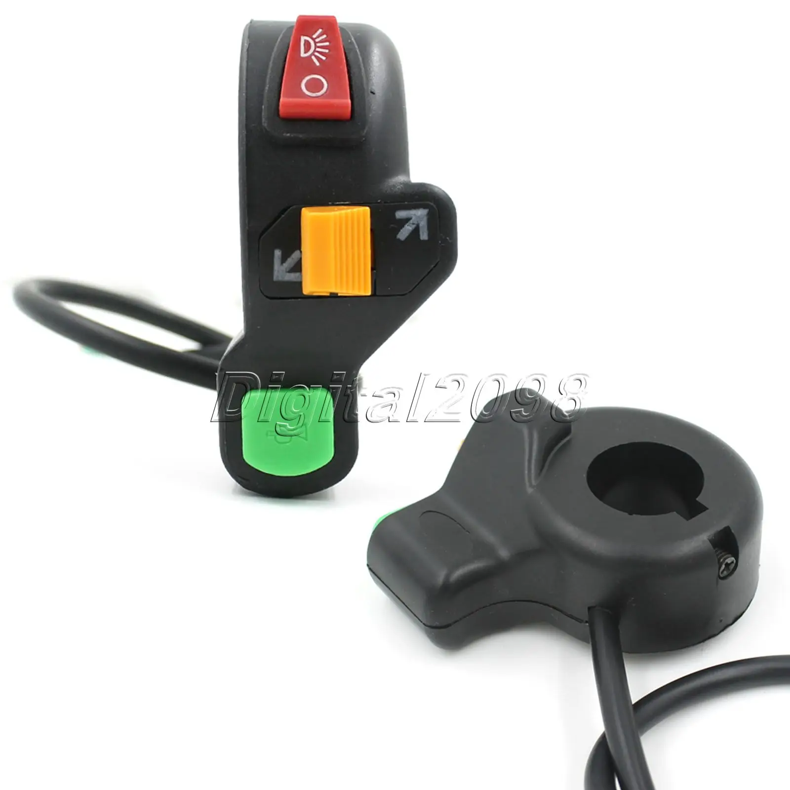 7/8 Handlebar Switch Motorcycle Scooter Dirt ATV Quad Handle Horn Switch Headlight Turn Signals On/Off Button Bullet Connector
7/8 Handlebar Switch Motorcycle Scooter Dirt ATV Quad Handle Horn Switch Headlight Turn Signals On/Off Button Bullet Connector